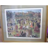 Sue Macartney-Snape - 'Glyndebourne' Limited Edition 534/750 coloured print 19'' x 23.