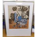 Tiffany McNabb - 'Still life with cheese plant' Limited Edition 28/100 coloured print bears a