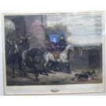 After Sir Francis Grant - 'Royal Recreation' Queen Victoria & Prince Albert riding out from Windsor