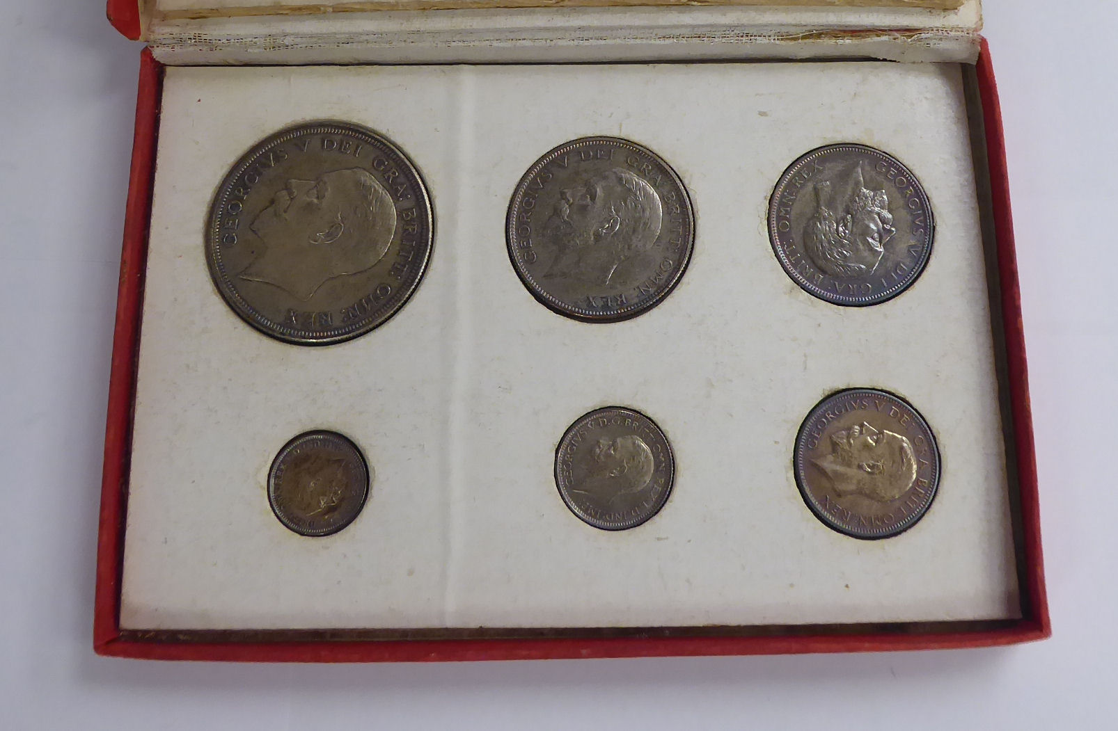 A George V set of six British coins, viz. - Image 2 of 3