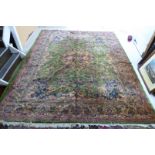 A Persian design carpet,