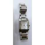 A lady's Baume & Mercier stainless steel cased wristwatch,