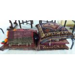 North African inspired scatter cushions and fabric remnants,