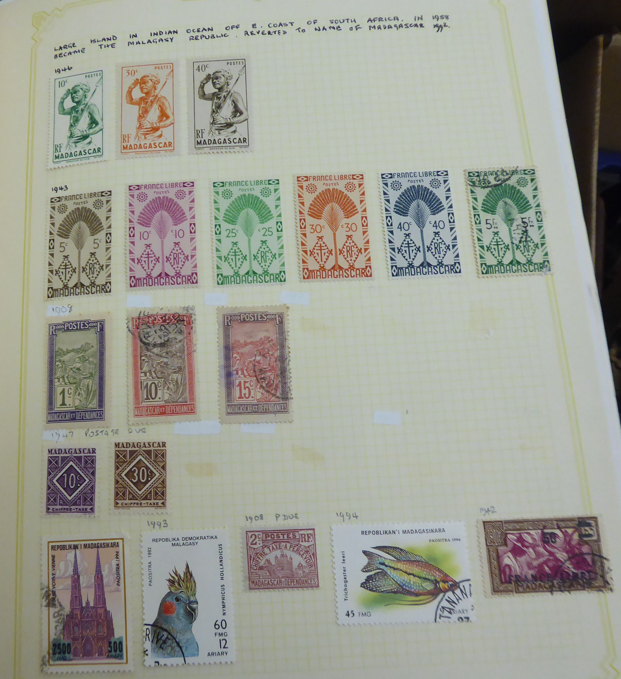 Uncollated used postage stamps, countries beginning with I, K, L, - Image 5 of 6