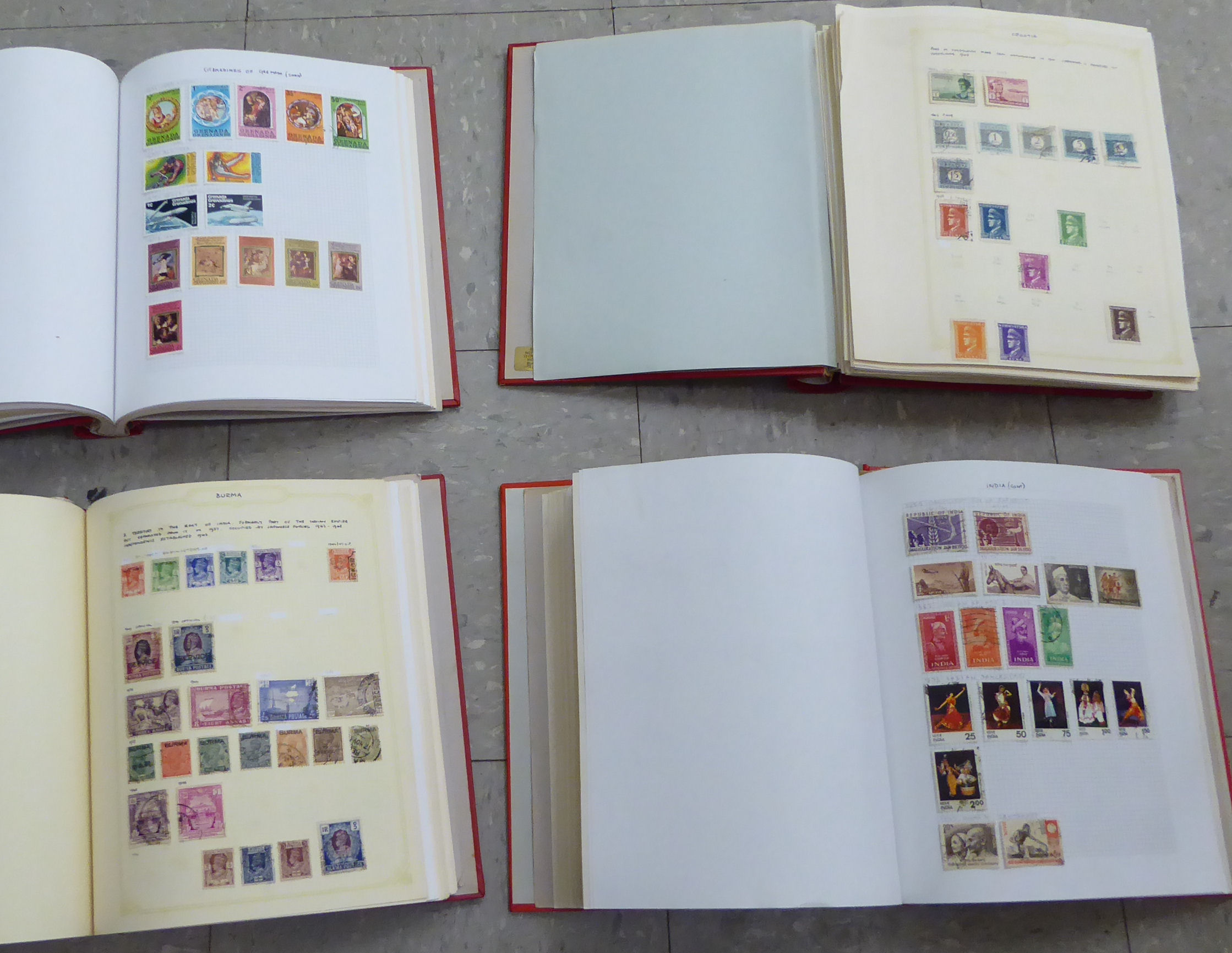 Uncollated used postage stamps, countries beginning with B, C, E,