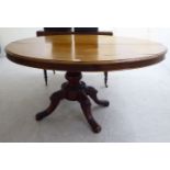 A mid Victorian mahogany Loo table,