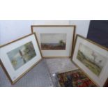 Three pictures by Harold Waite: to include a landscape watercolour bears a signature 9.