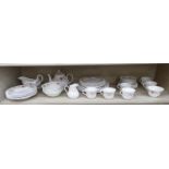 A Wedgwood bone china Posy pattern tea set,