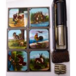 A mixed lot: to include a late Victorian silver vesta case,