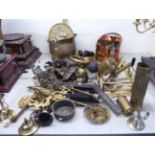 19thC and later metalware: to include hearth related items,