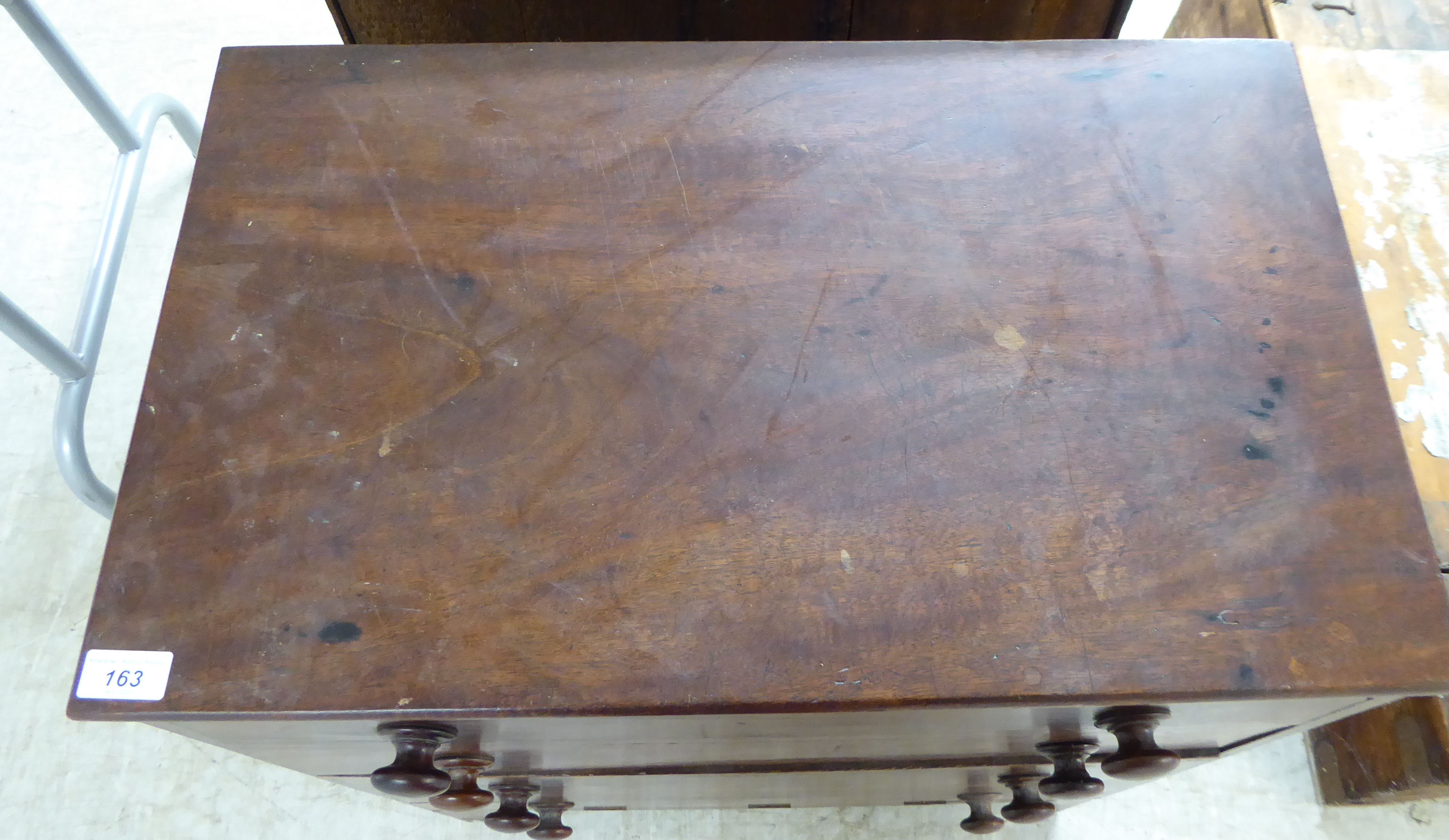 A late Victorian converted commode with four facsimilie front drawers, - Image 3 of 3