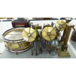 A mixed lot: to include five engineering sculptures 13''h BSR