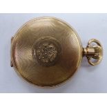 A Waltham gold plated full hunter pocket watch,
