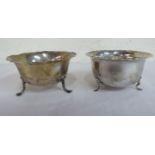 Two silver sugar basins,