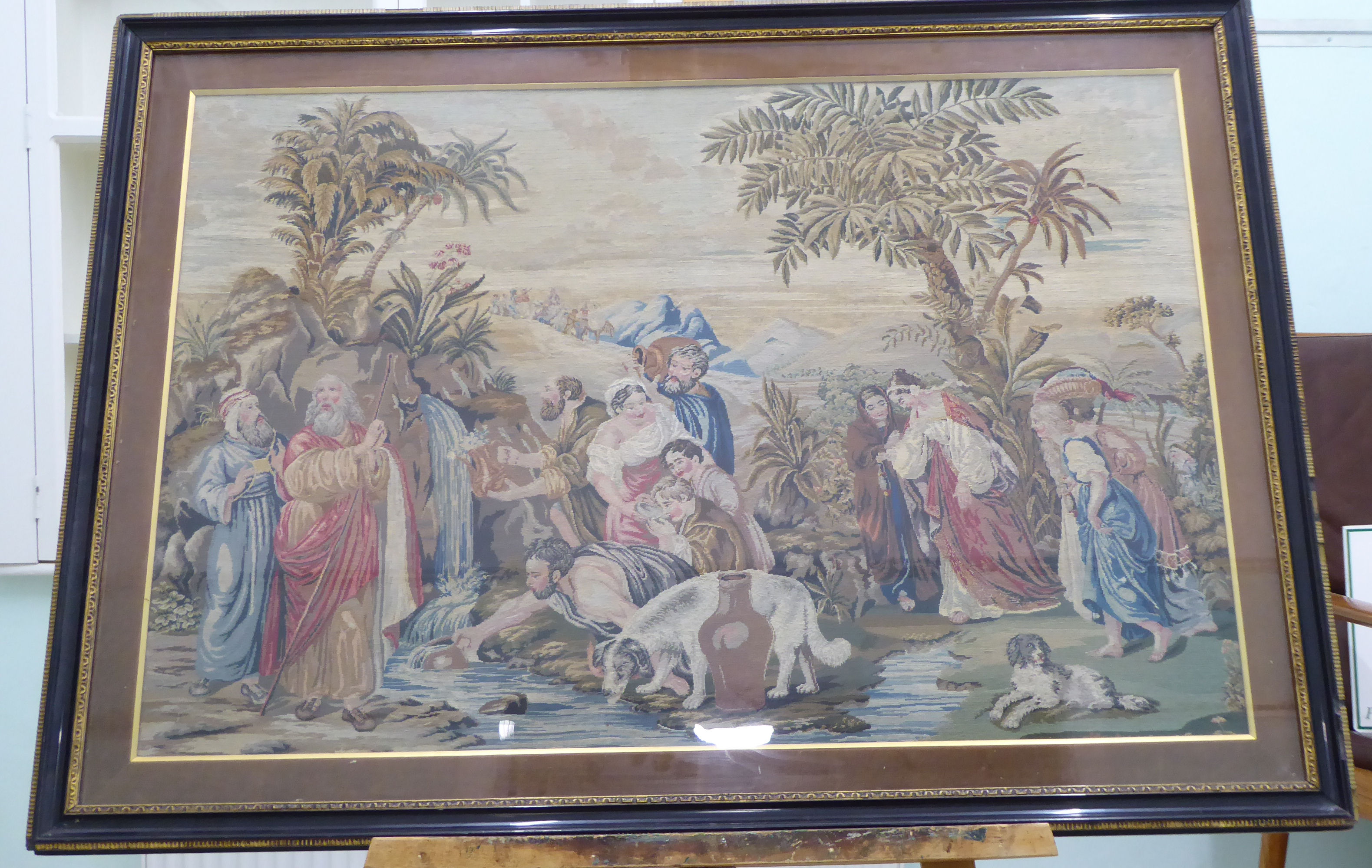 A 19thC tapestry picture,