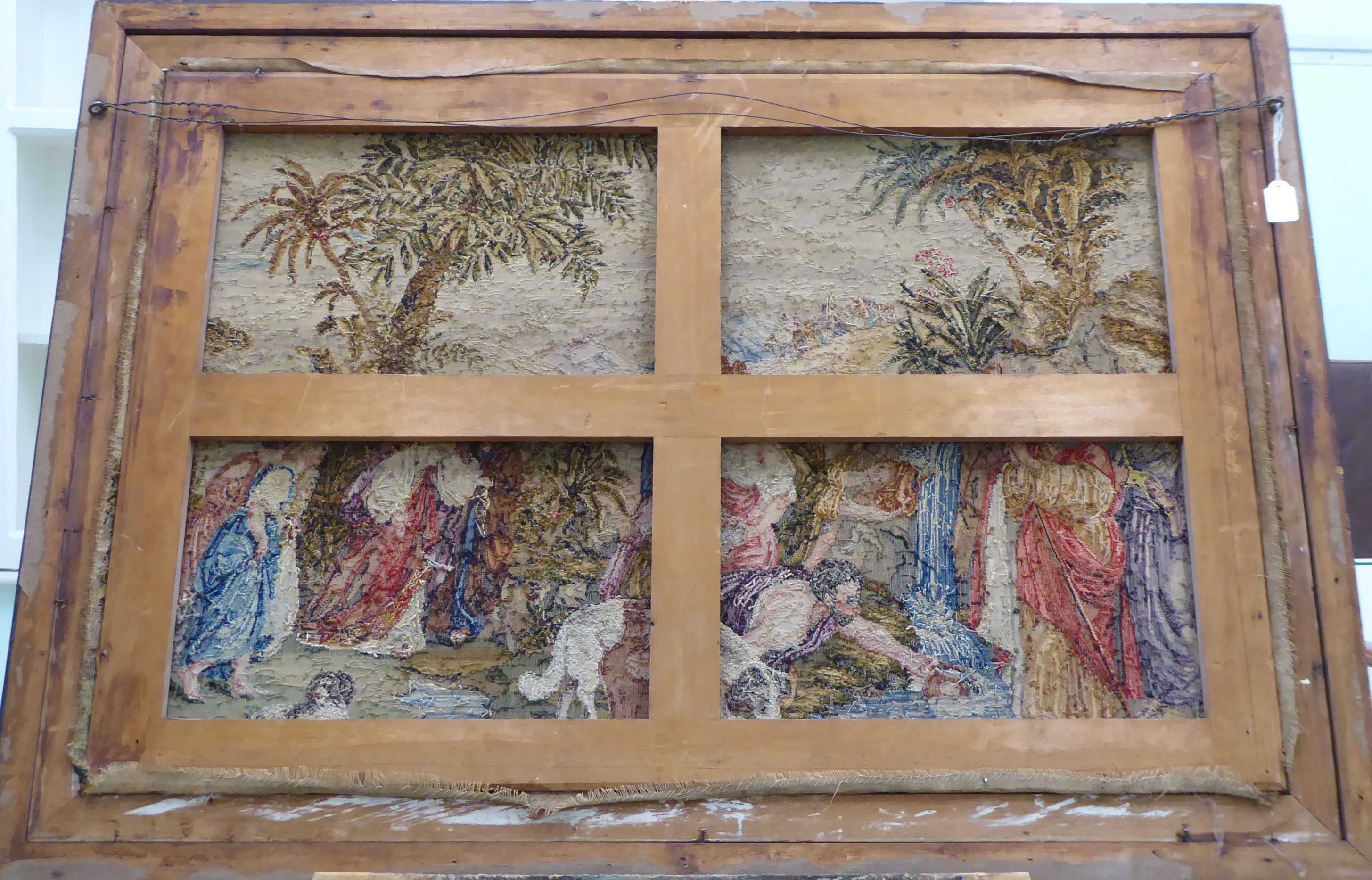 A 19thC tapestry picture, - Image 4 of 4