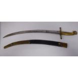 A George III Napoleonic bandsman's sword,