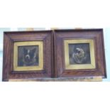 A pair of late 19thC highlighted monochrome photographic canine portraits 5.