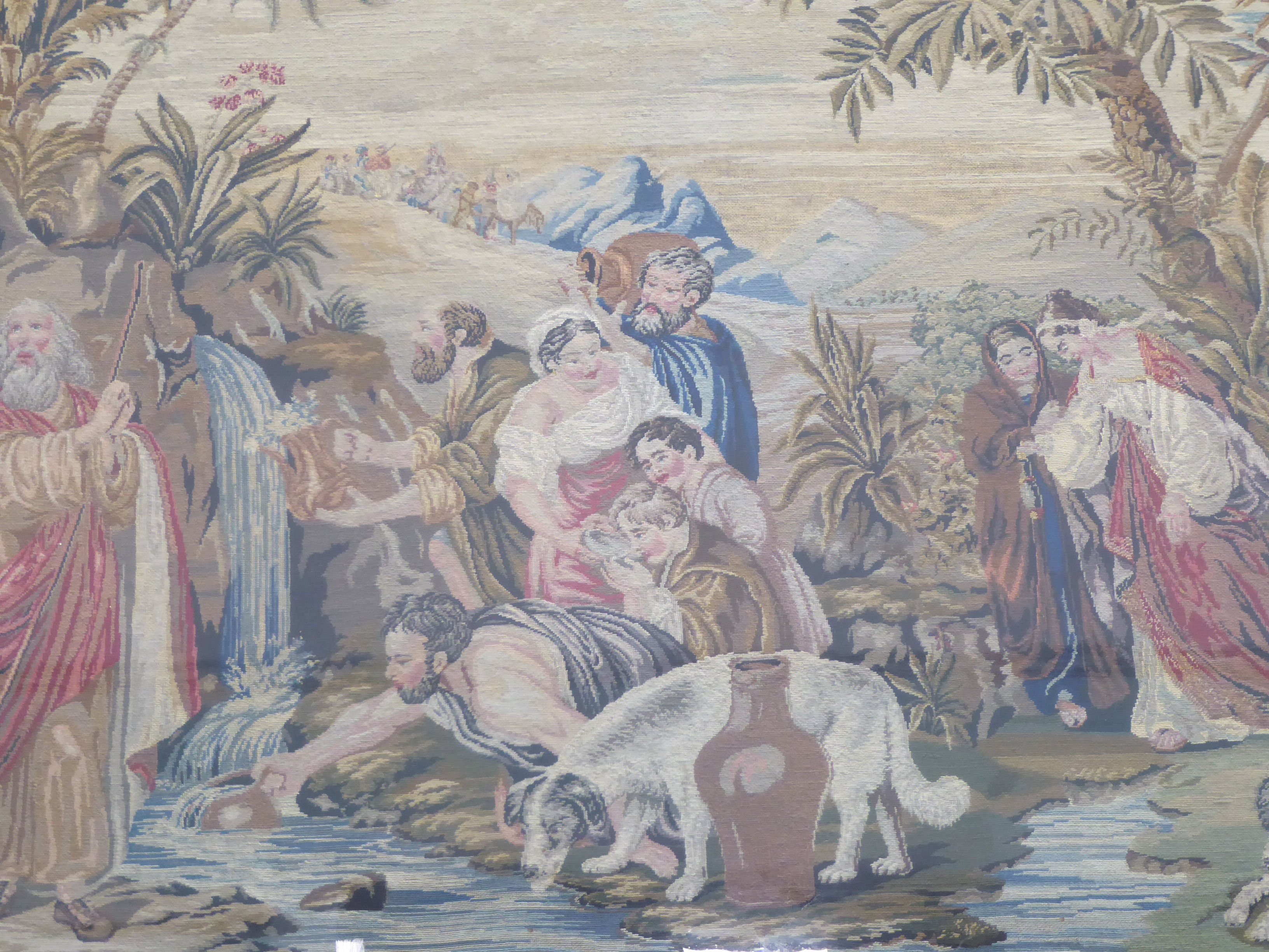 A 19thC tapestry picture, - Image 3 of 4