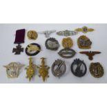 German military related badges,