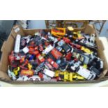 Uncollated Matchbox, Corgi and other diecast model vehicles: to include delivery vehicles,