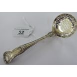 A George IV silver Kings pattern sugar sifter spoon London 1825 11