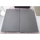 Two albums of litho printing plates,