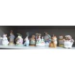 Beswick china Beatrix Potter and other figures largest 5''h OS1