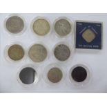 Uncollated coins: to include an early 20thC Indian white metal example 11