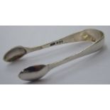 A pair of silver sugar tongs Sheffield 11