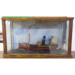 A model steam trawler,