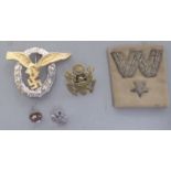 Uncollated military badges,