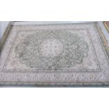 An Indian machine made rug,