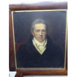 William Fowler - a portrait of one William French oil on canvas bears a label verso 22'' x 26''
