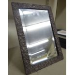 An Edwardian silver framed dressing table mirror,
