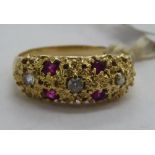 A 14ct gold ring,