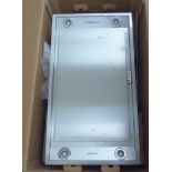 A Siemens (unused) LF959RB51B stainless steel cooker hood/extractor fan 38''w CA