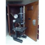 A Cooke, Troughton & Simms Ltd of London & New York microscope no.