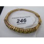 A 9ct gold bracelet,