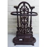 A modern Victorian style cast iron stickstand 19''h 9''w BSR