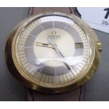 An Omega Dynamic gold plated cased automatic wristwatch,