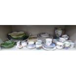 A mixed lot: to include early/mid 20thC china teaware various makers and patterns OS5