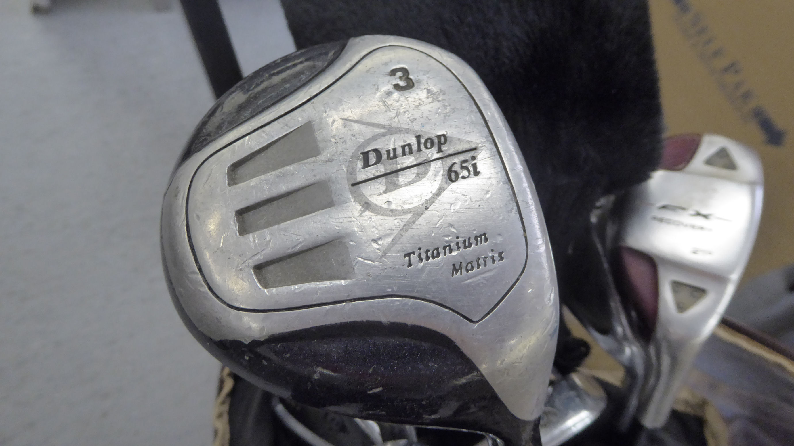 A Cobra golf bag; gentlemens right-handed Dunlop golf clubs; a Dunlop golf trolley; - Image 3 of 4