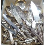Variously patterned EPNS and stainless steel cutlery and flatware OS4