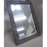 An Edwardian silver framed dressing table mirror,