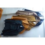 Ladies fashion suede/leather jackets: to include a fawn coloured Gerard Darel size 44 BSR