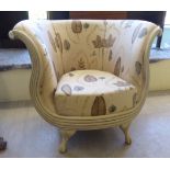 A modern R Griffiths Woodware Ltd, William IV style shabby chic, wash painted,