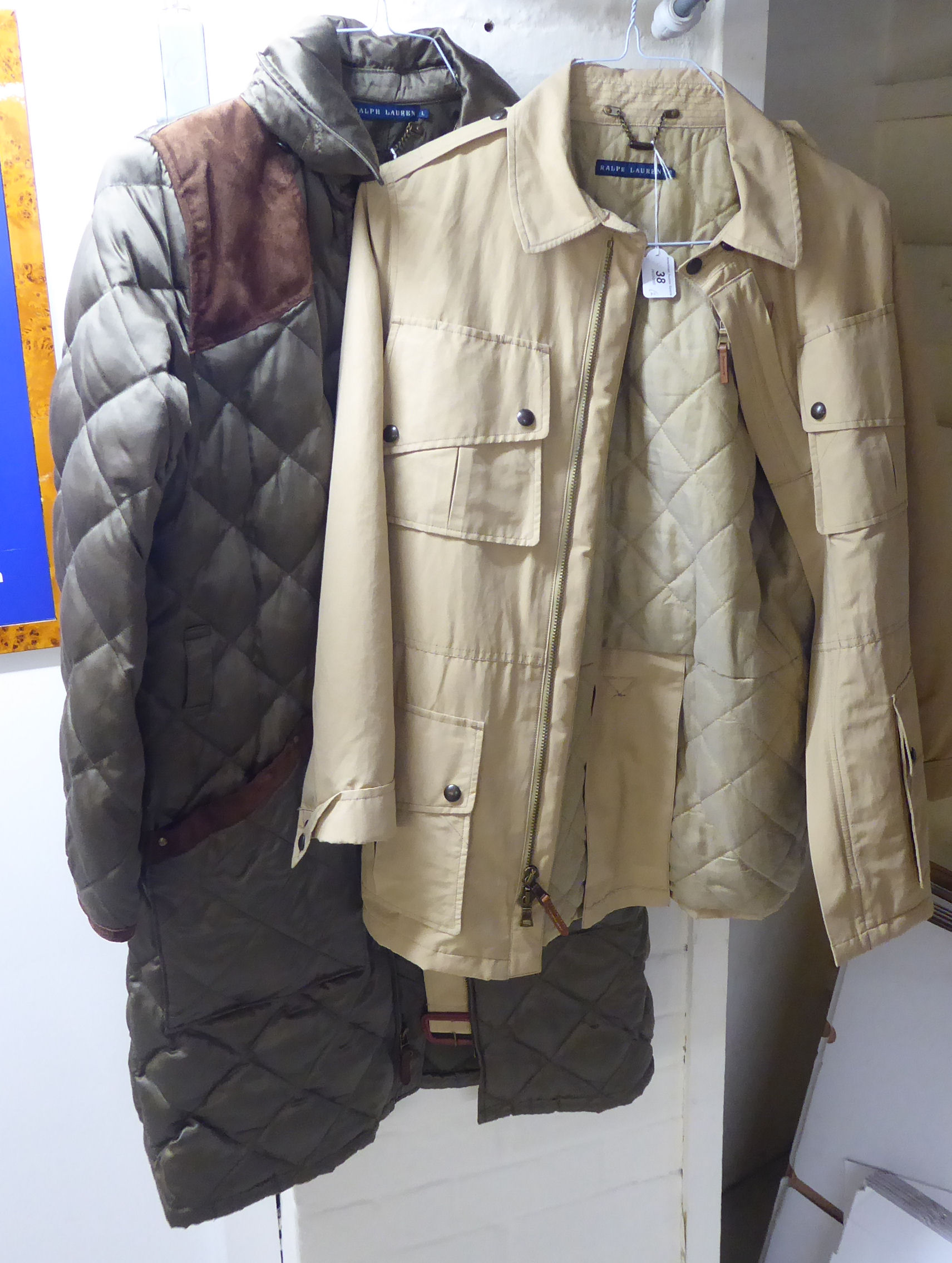 Ladies fashion Ralph Lauren jackets, viz.
