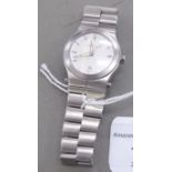 A lady's Georg Jensen 384 stainless steel cased quartz bracelet watch 11