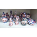 Late 19th & 20thC Japanese porcelain objects of varying forms,